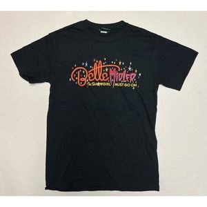 Bette Midler The Showgirl Must Go On  Black Shirt 2008 Small